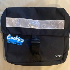 Cookies- The Zenith Smell Proof Shoulder Bag Black NWT